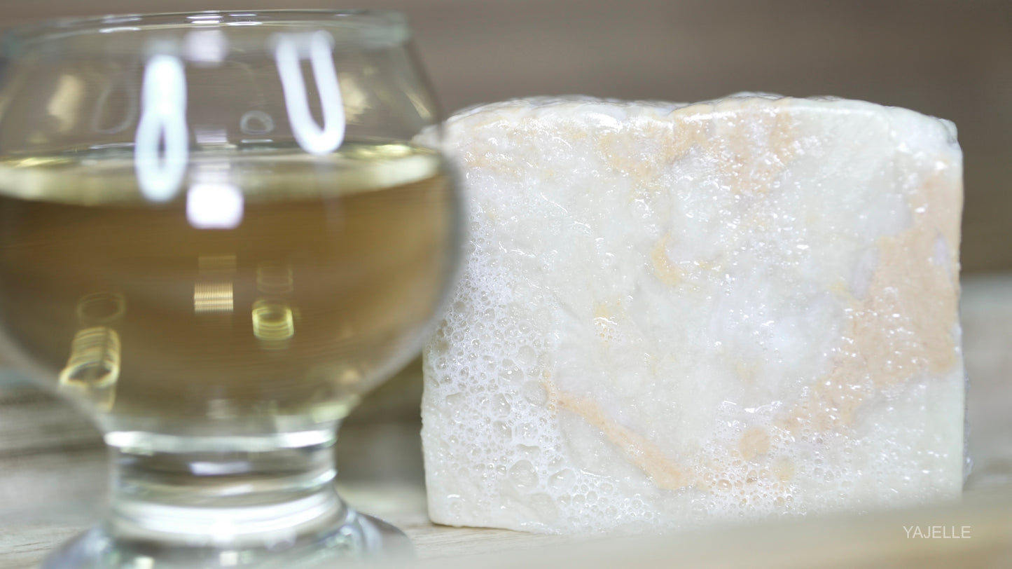 Chardonnay Wine Handcrafted Soap and Album Day Gift