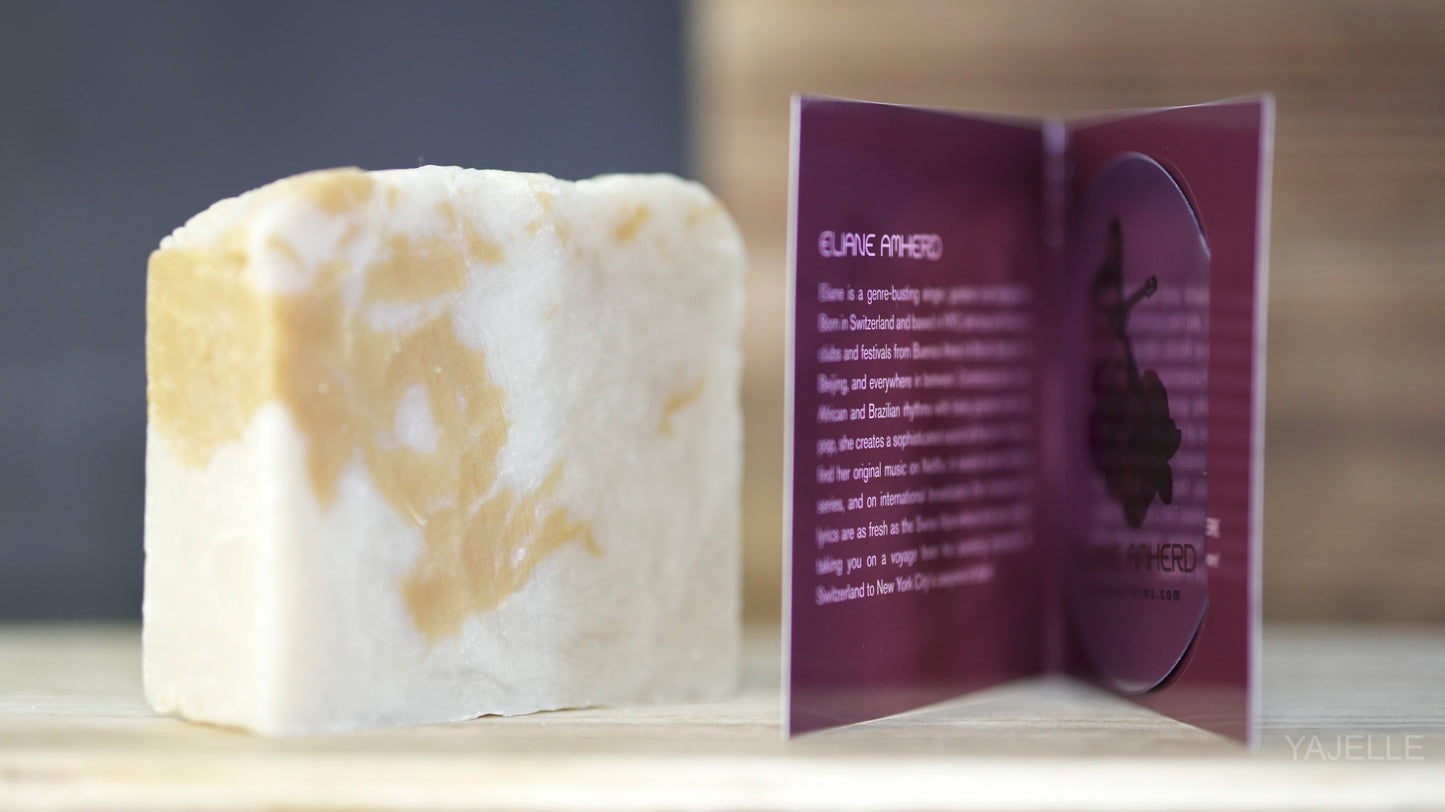 Chardonnay Wine Handcrafted Soap and Album Day Gift