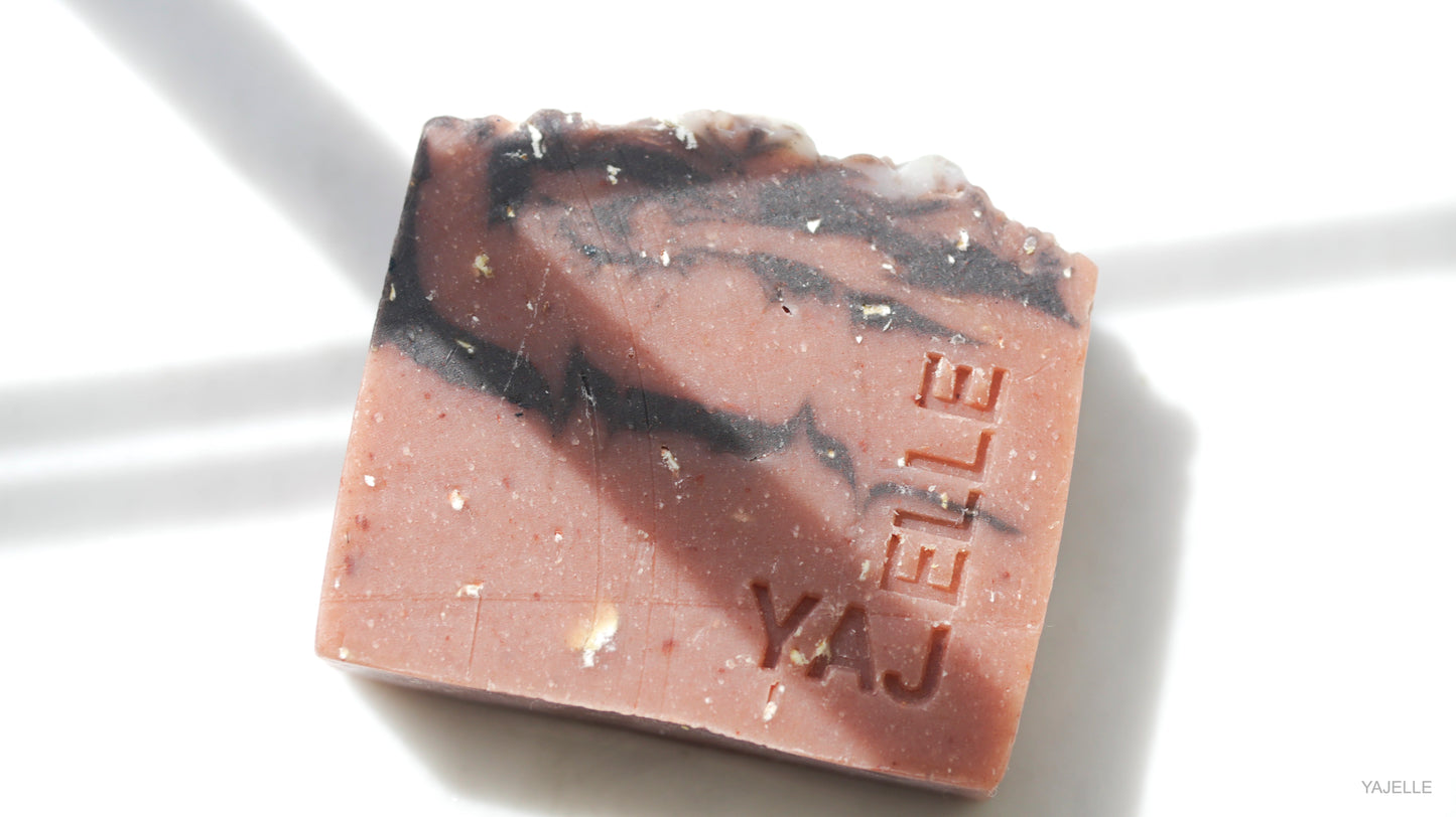 Unscented PINK Oatmeal Handmade Soap (design)