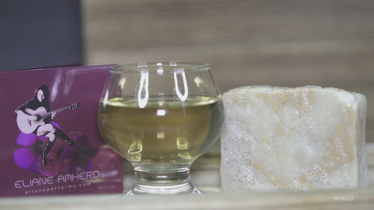 Chardonnay Wine Handcrafted Soap and Album Day Gift